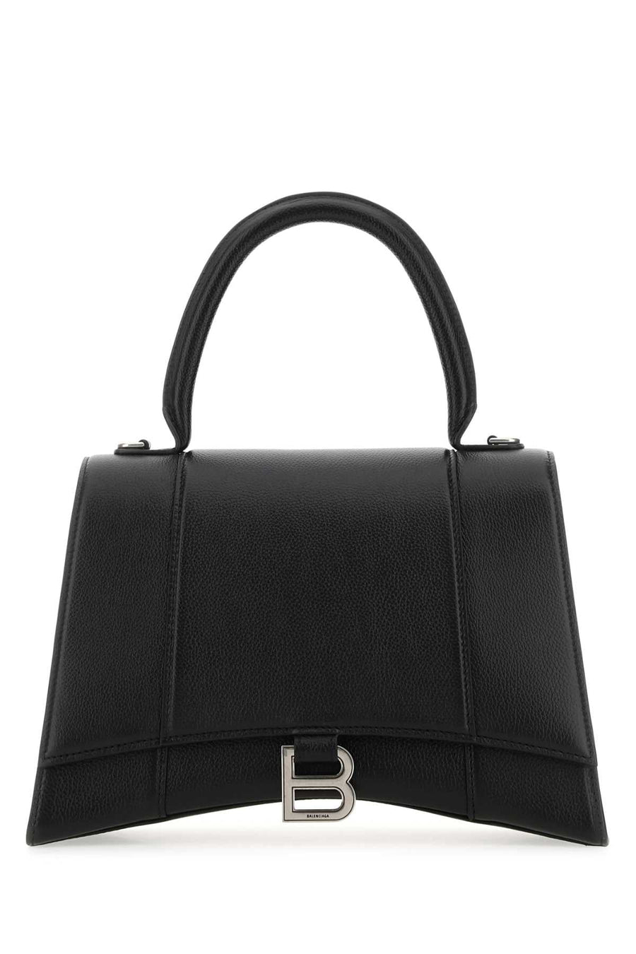 Balenciaga Hourglass Top Handle Bag — Black