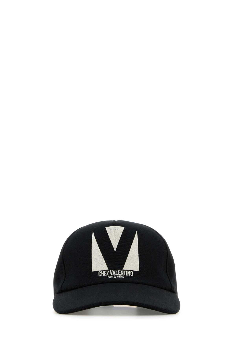 Valentino Garavani Baseball Cap — Black Cotton Caps