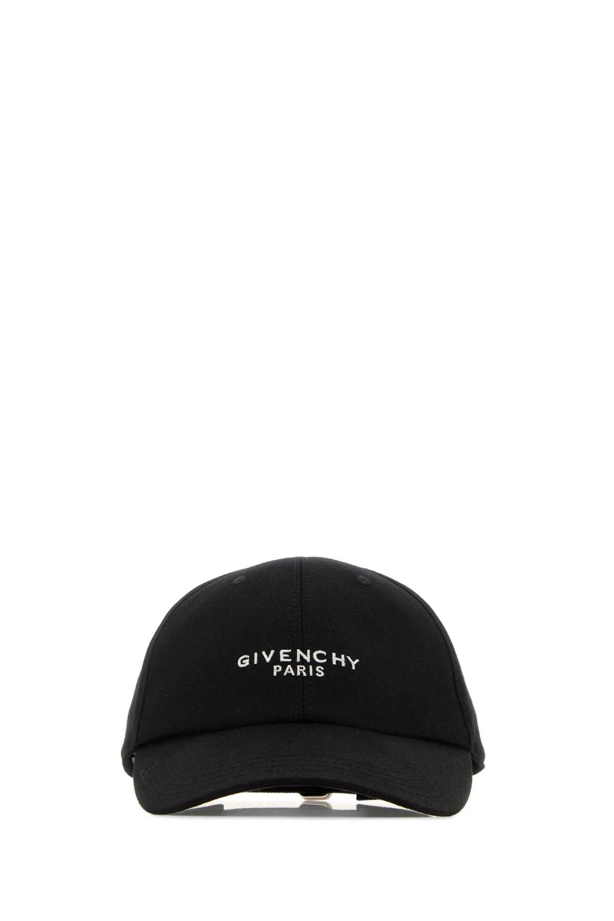 Givenchy Cotton Blend Baseball Cap — Black Caps