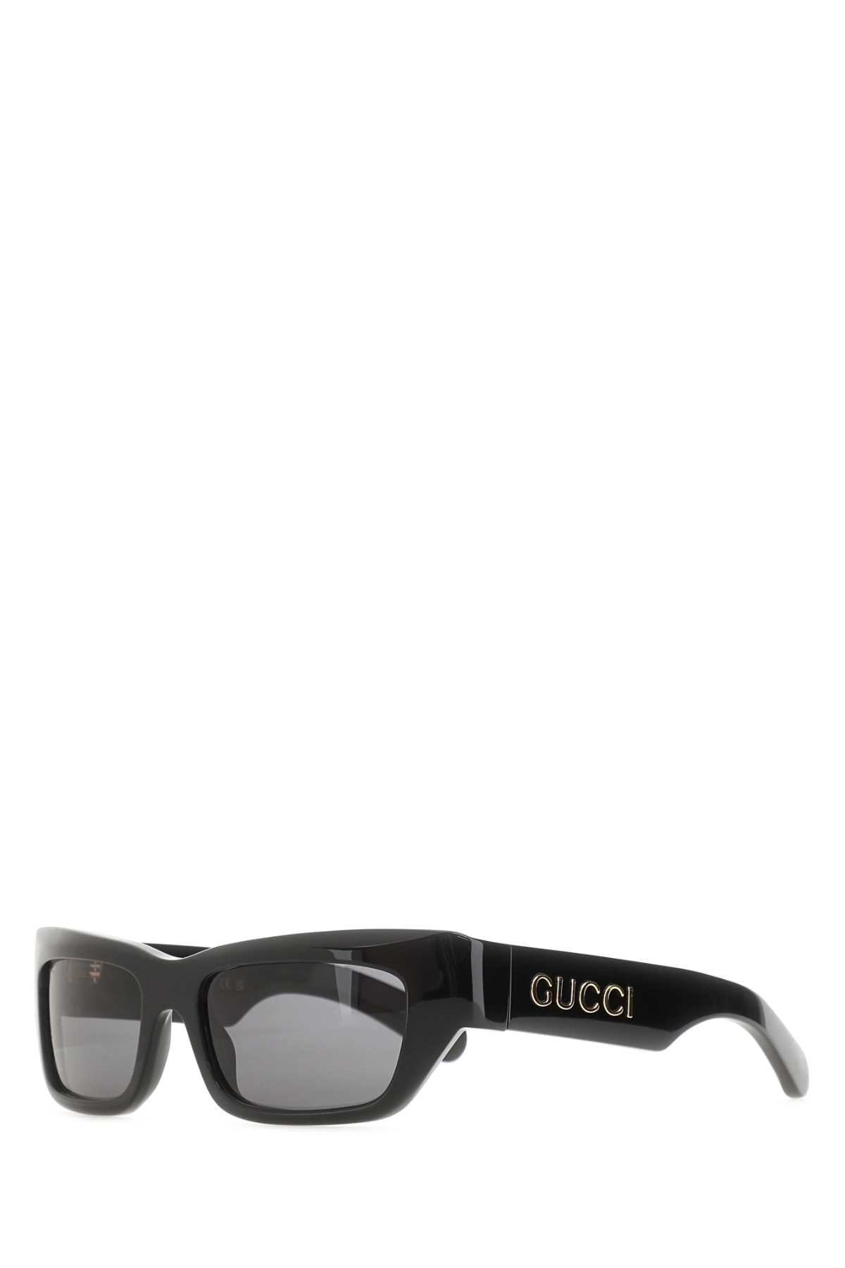 Gucci Black Acetate Sunglasses — Exterior