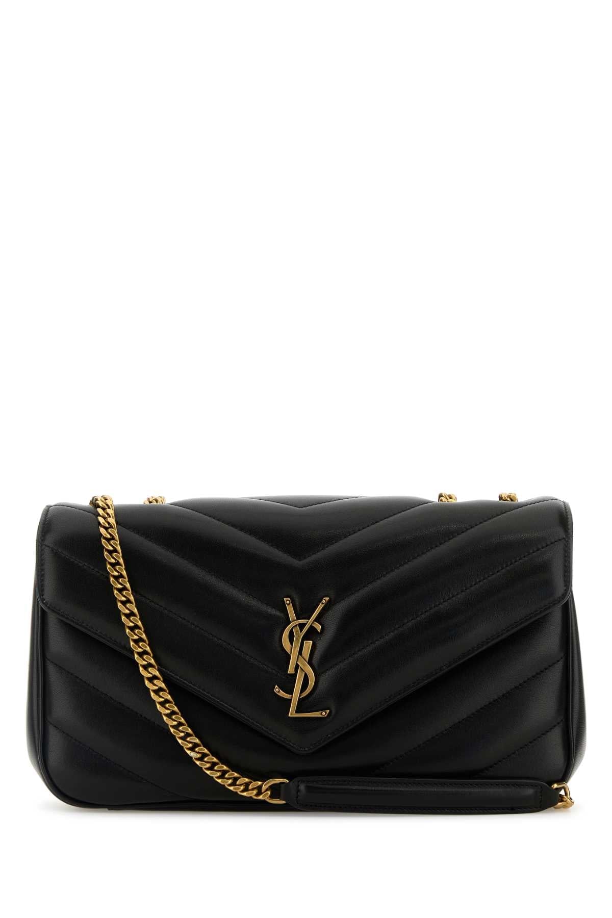 Saint Laurent Loulou Shoulder Bag — Black