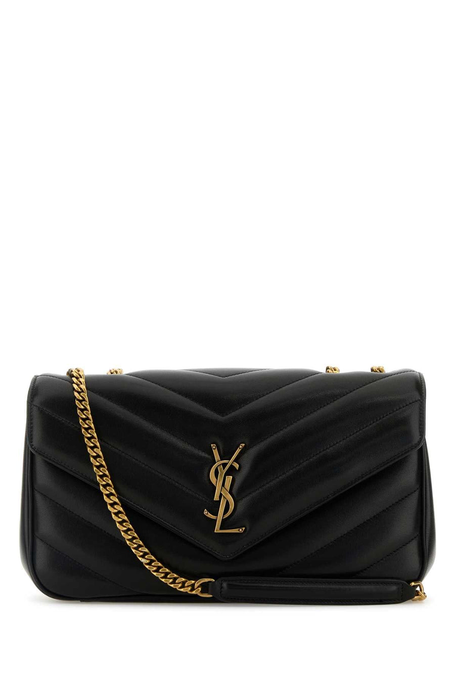 Saint Laurent Loulou Shoulder Bag — Black
