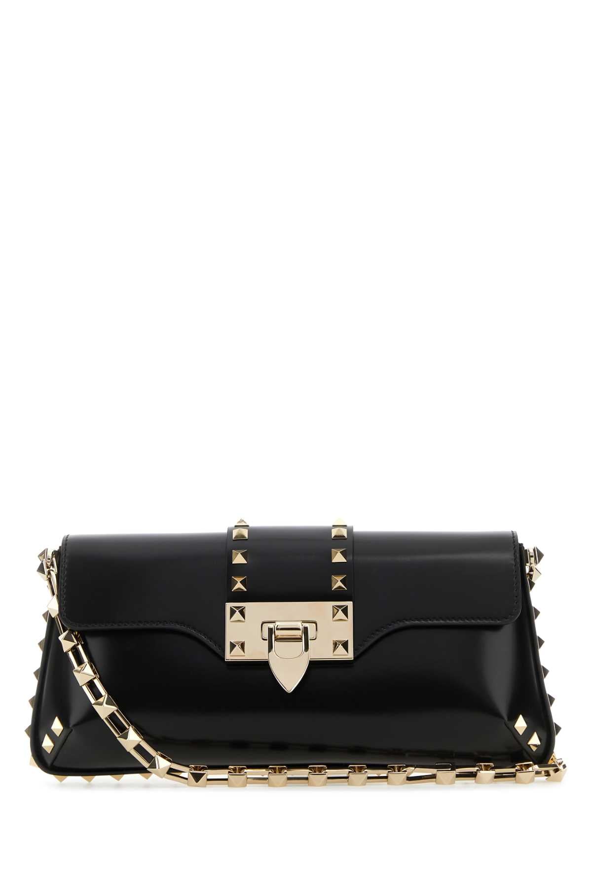 Valentino Garavani Rockstud Shoulder Bag — Black