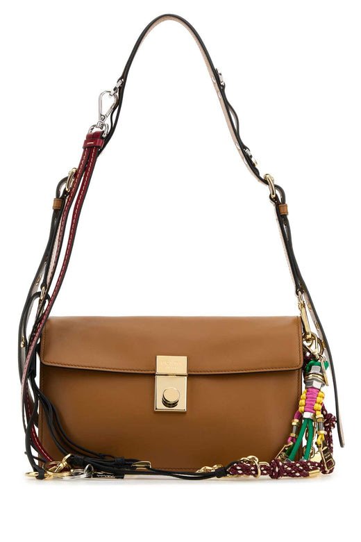 Prada Shoulder Bag — Brown Vitello