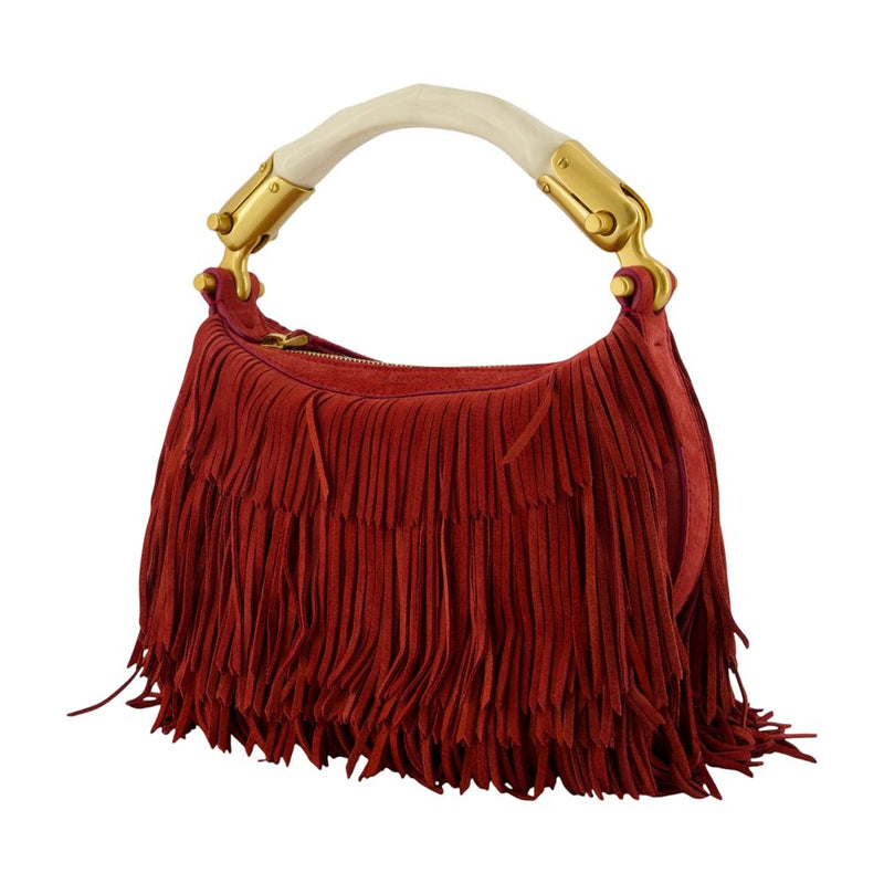 Balmain Mini Bag — Red Calfskin