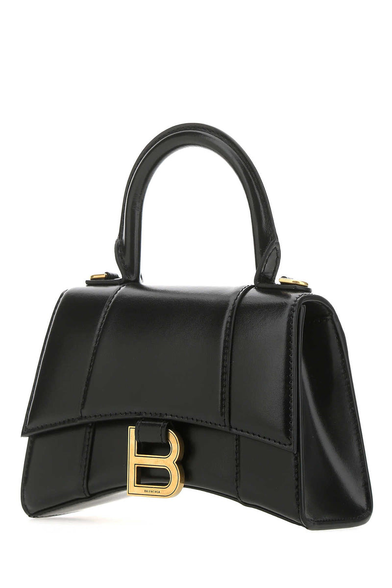 Balenciaga Quilted Calf Leather Top Handle Bag — Black T Domesticated Le