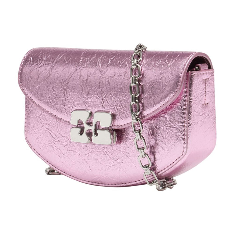 Ganni Lulu Wallet — Pink Synthetic