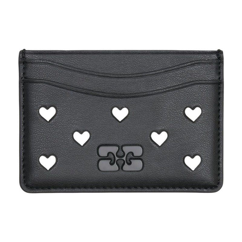 Ganni Card Case — Black Synthetic Cases