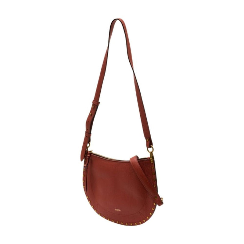Isabel Marant Oskan Shoulder Bag — Red Cowhide