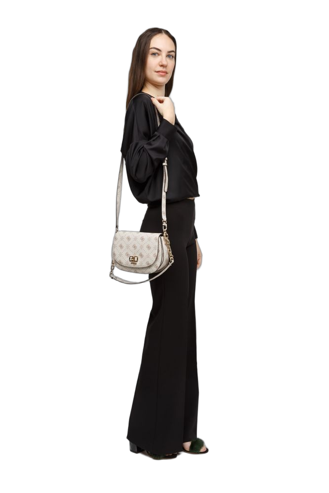 Guess Shoulder Bag — Beige Polyurethane
