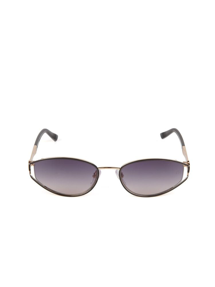 Ana Hickmann Ah3355 Metal Cat-Eye Sunglasses — Gold