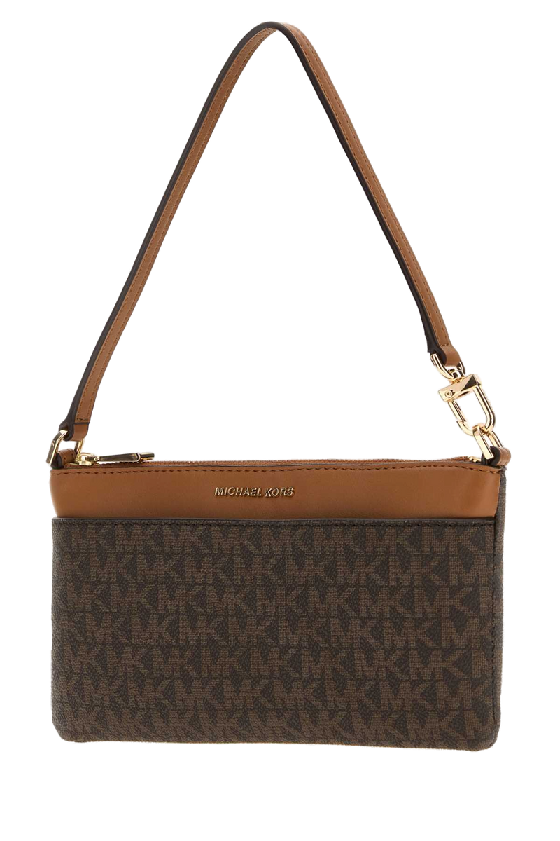Michael By Kors Conv Clutch — Brown
