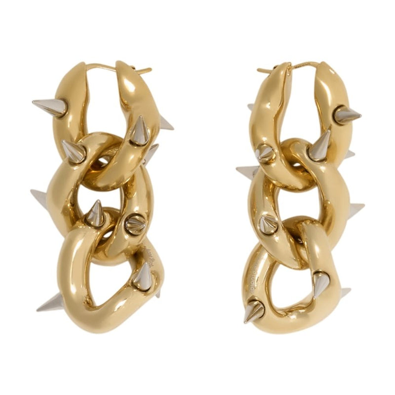 Acne Studios Spike Earrings — Gold Metal
