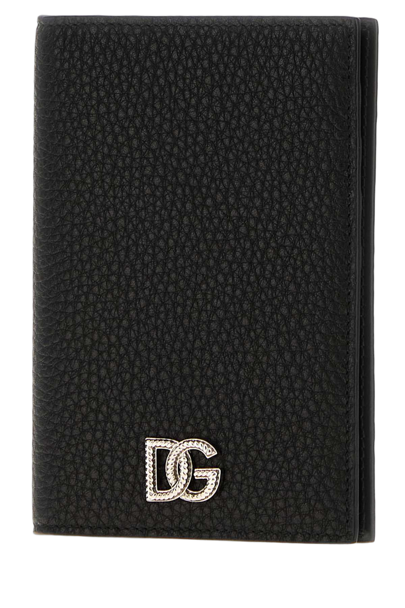 Dolce & Gabbana Leather Wallet — Black Exterior