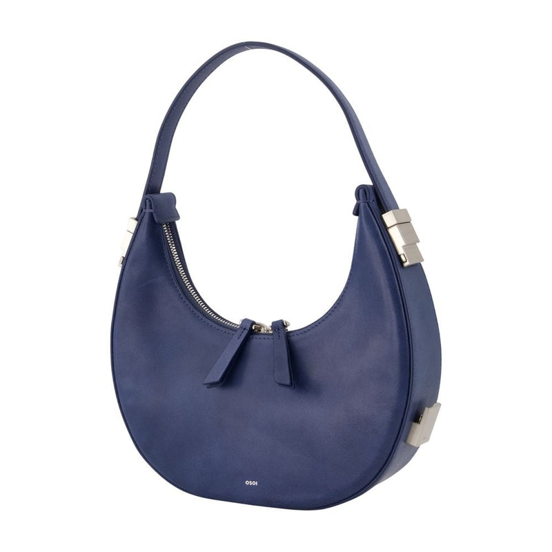 Osoi Toni Mini Shoulder Bag — Navy Cowhide