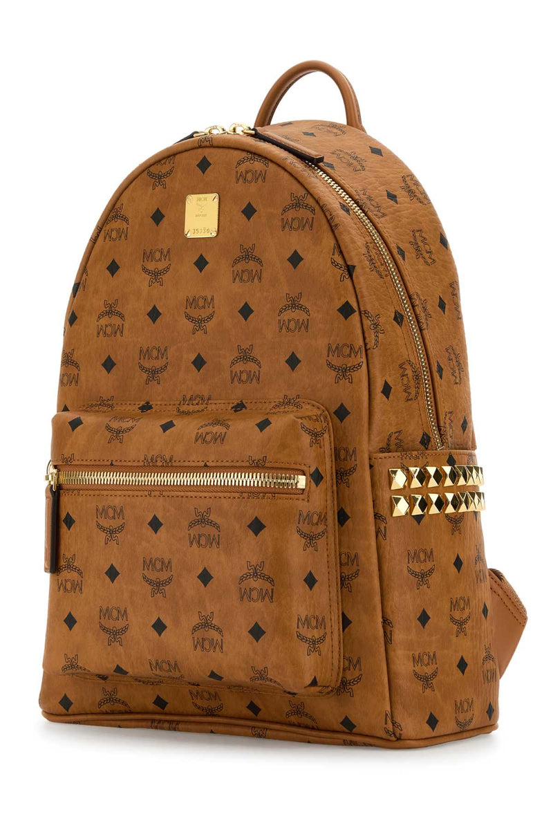 Mcm Stark Backpack — Brown