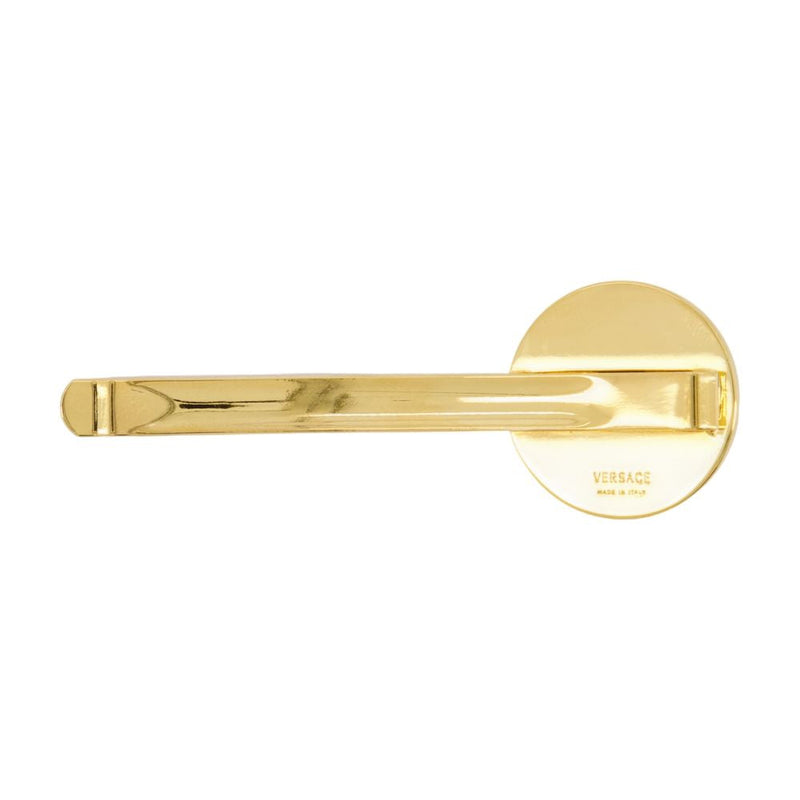 Versace Gold Metal Medusa Hair Clip — Pins Claws & Clips