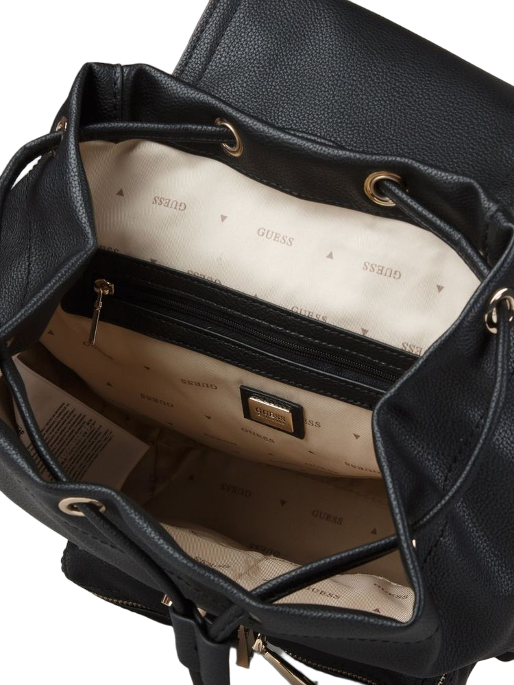Guess Manhattan Ii Backpack — Black Polyurethane