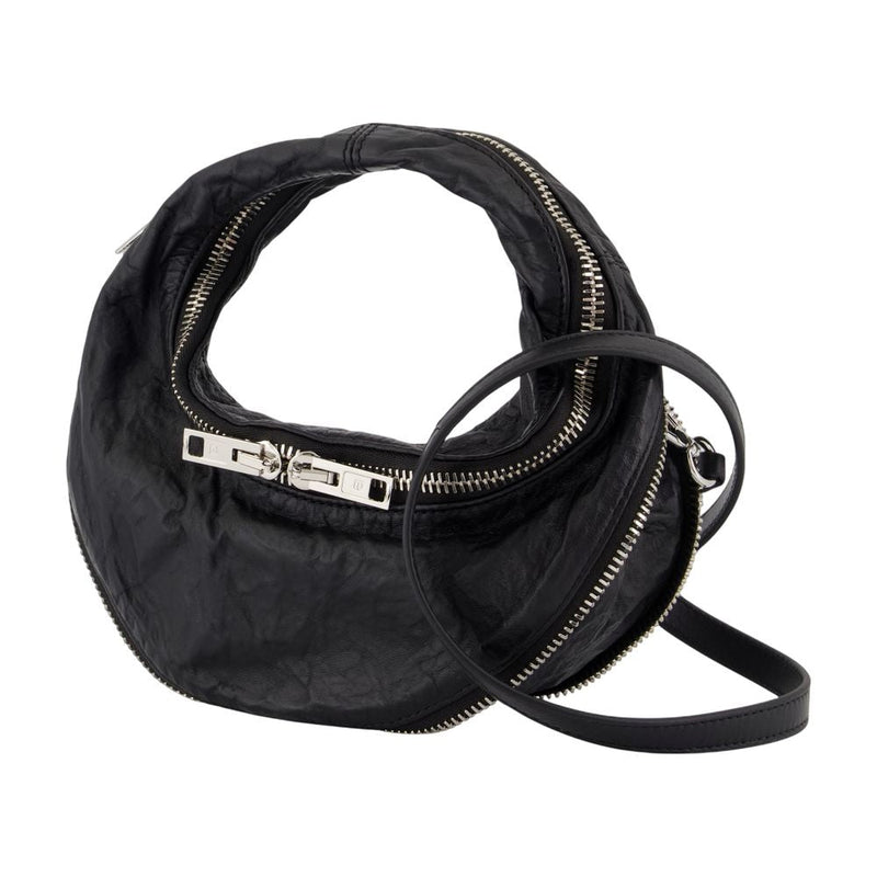Alexander Wang Twyst Crossbody Bag — Black Calfskin