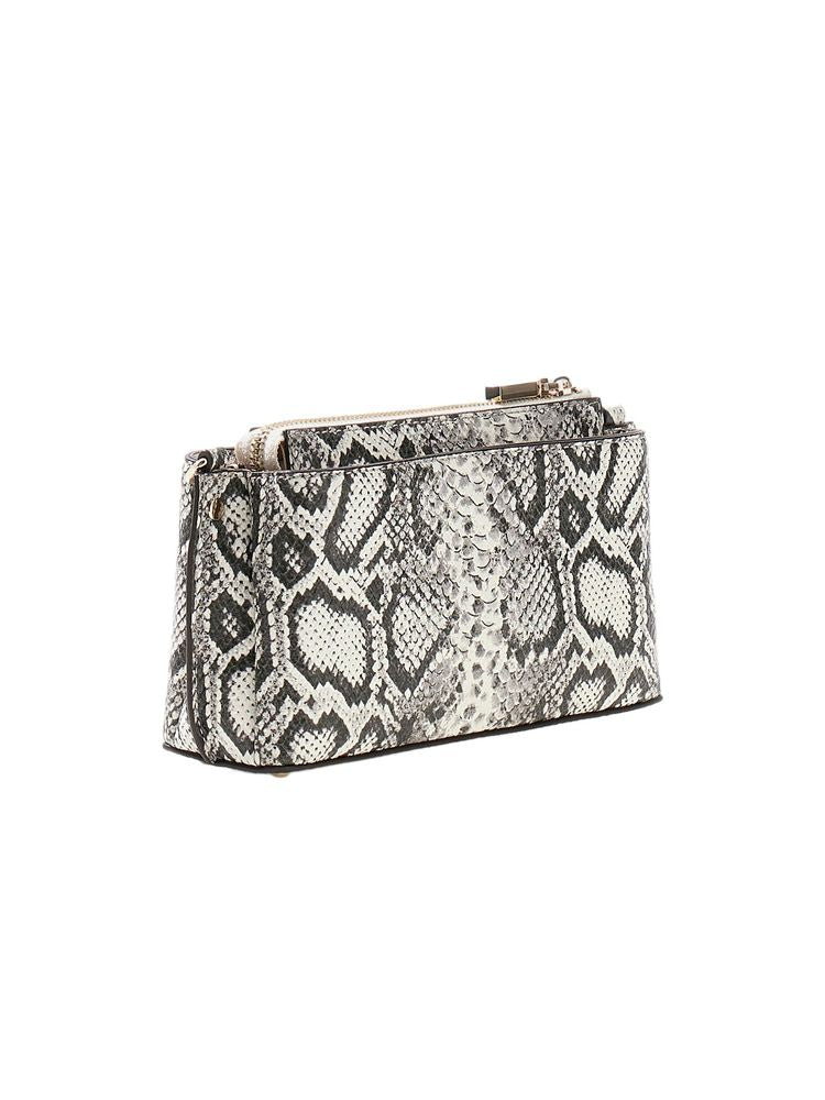 Guess Bianca Mini Crossbody Bag — White Polyurethane