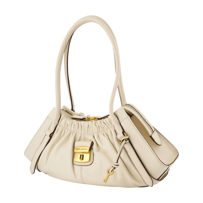 Marc Jacobs The Satchel Shoulder Bag — Beige Lambskin