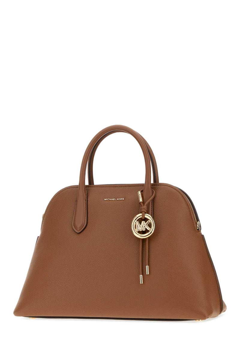 Michael By Kors Dome Shoulder Bag — Brown