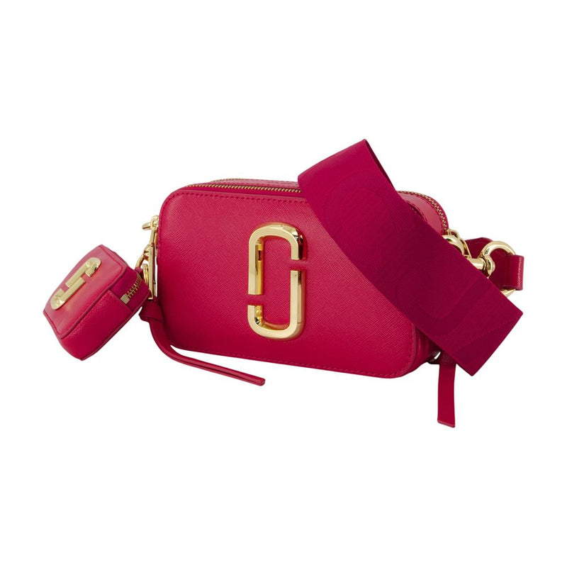 Marc Jacobs Textured Cowhide Crossbody Bag — Pink