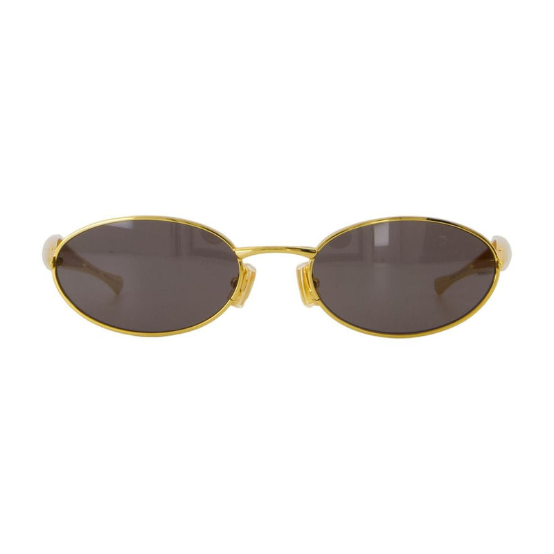 Bottega Veneta Bv1386s-001 Metal Gold Sunglasses —