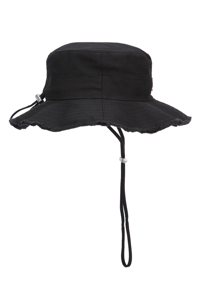 Jacquemus Le Bucket Hat — Black Cotton