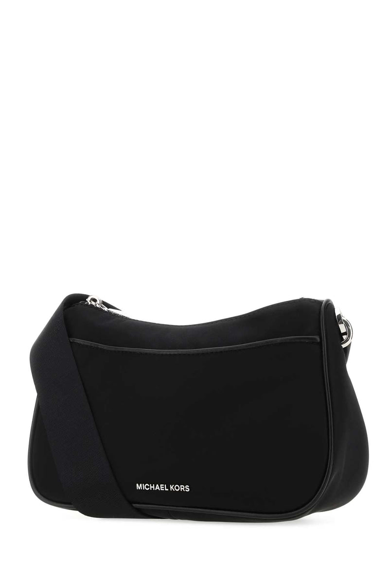 Michael By Kors Crossbody Bag — Black Nylon