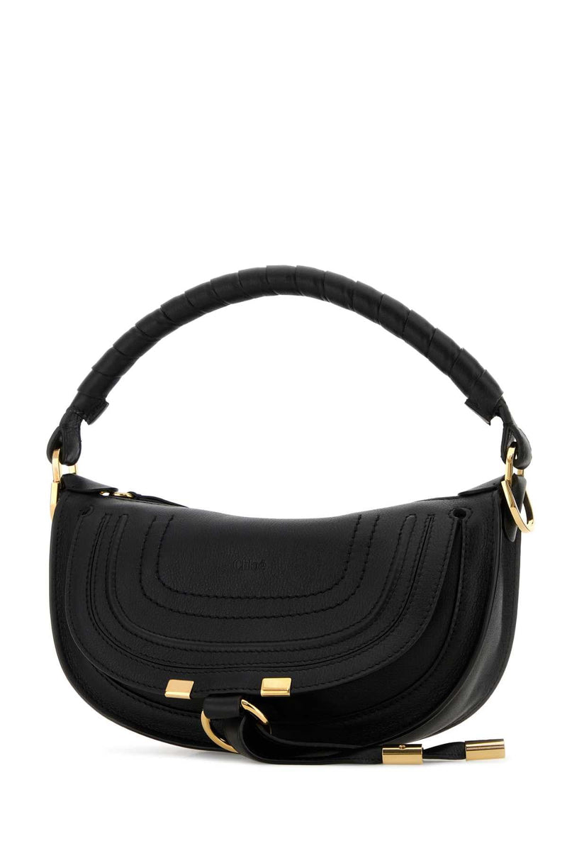 Chloé Marcie Shoulder Bag — Black