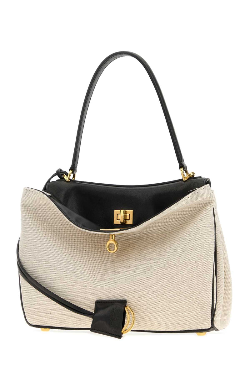 Balenciaga Colorblock Lamb Shoulder Bag — Multicolor