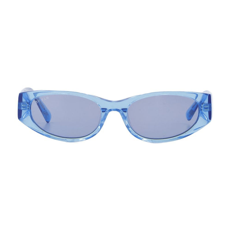 By Far 23crrodstrazazuace Metal Frame Sunglasses — Blue Others