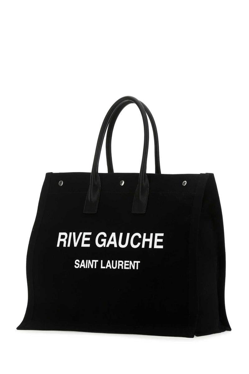 Saint Laurent Rive Gauche Tote Bag — Black