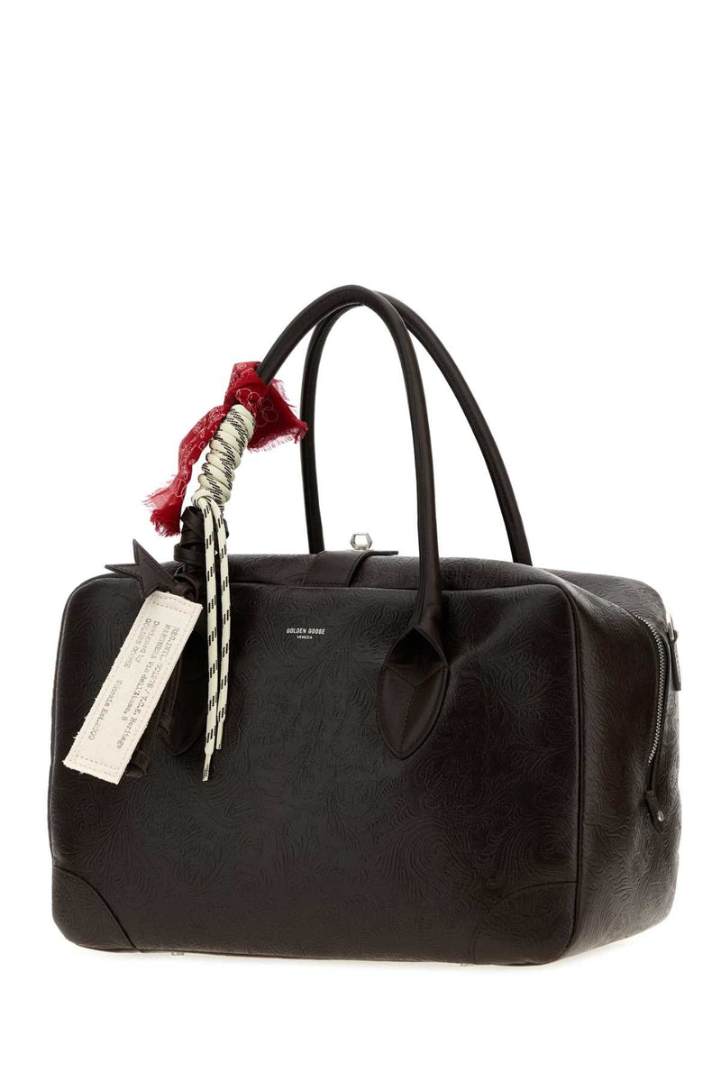 Golden Goose Deluxe Brand Vita Top Handle Bag — Brown