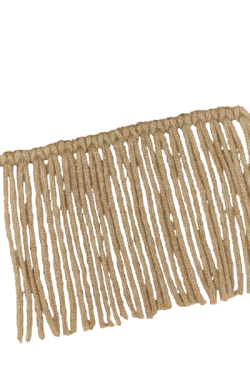 Miu Miu Mohair Blend Scarf — Beige Exterior: Nylon Wool Scarfs
