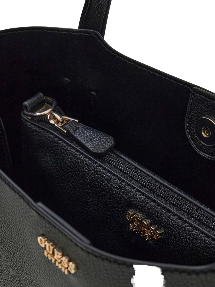 Guess Melody Shoulder Bag — Black Polyurethane