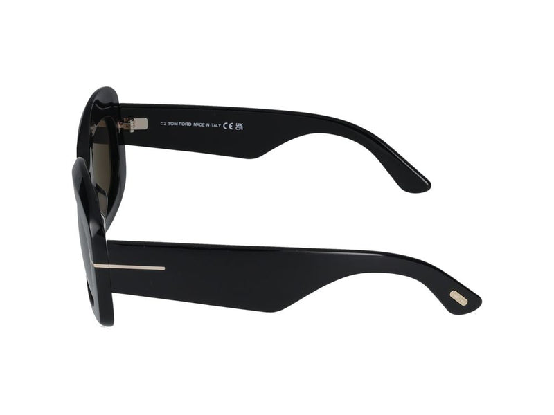 Tom Ford Ft1219 Injected Acetate Sunglasses — Black