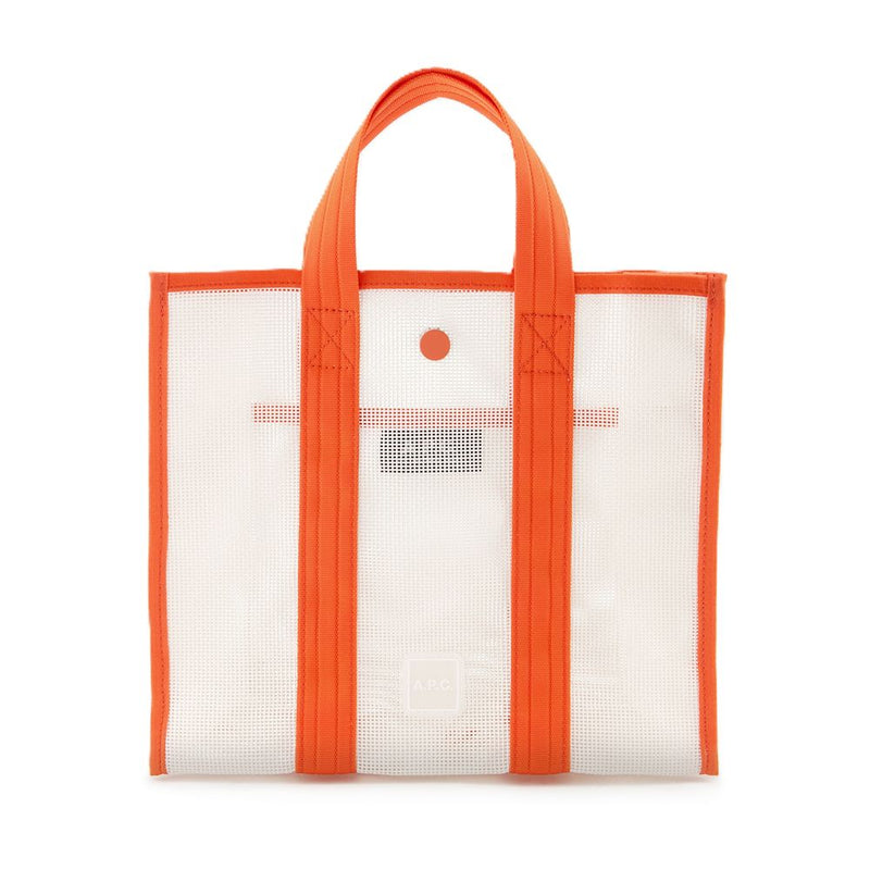 A.p.c. Louise Tote Bag — Orange Pvc