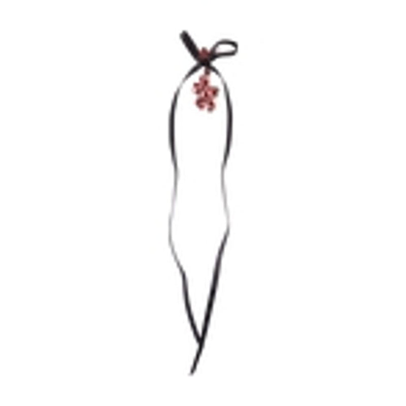 Simone Rocha Daisy Earrings — Red Synthetic_pearls
