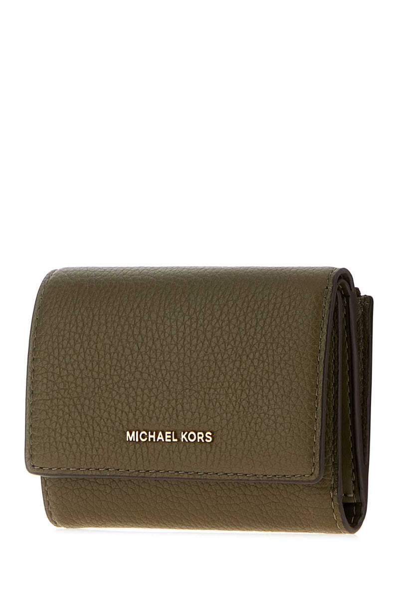 Michael By Kors Trifold Wallet — Green