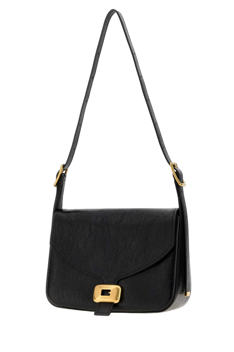 Balenciaga Lamb Leather Shoulder Bag — Black
