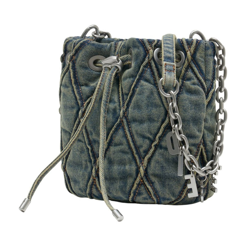 Diesel Shoulder Bag — Blue Cotton