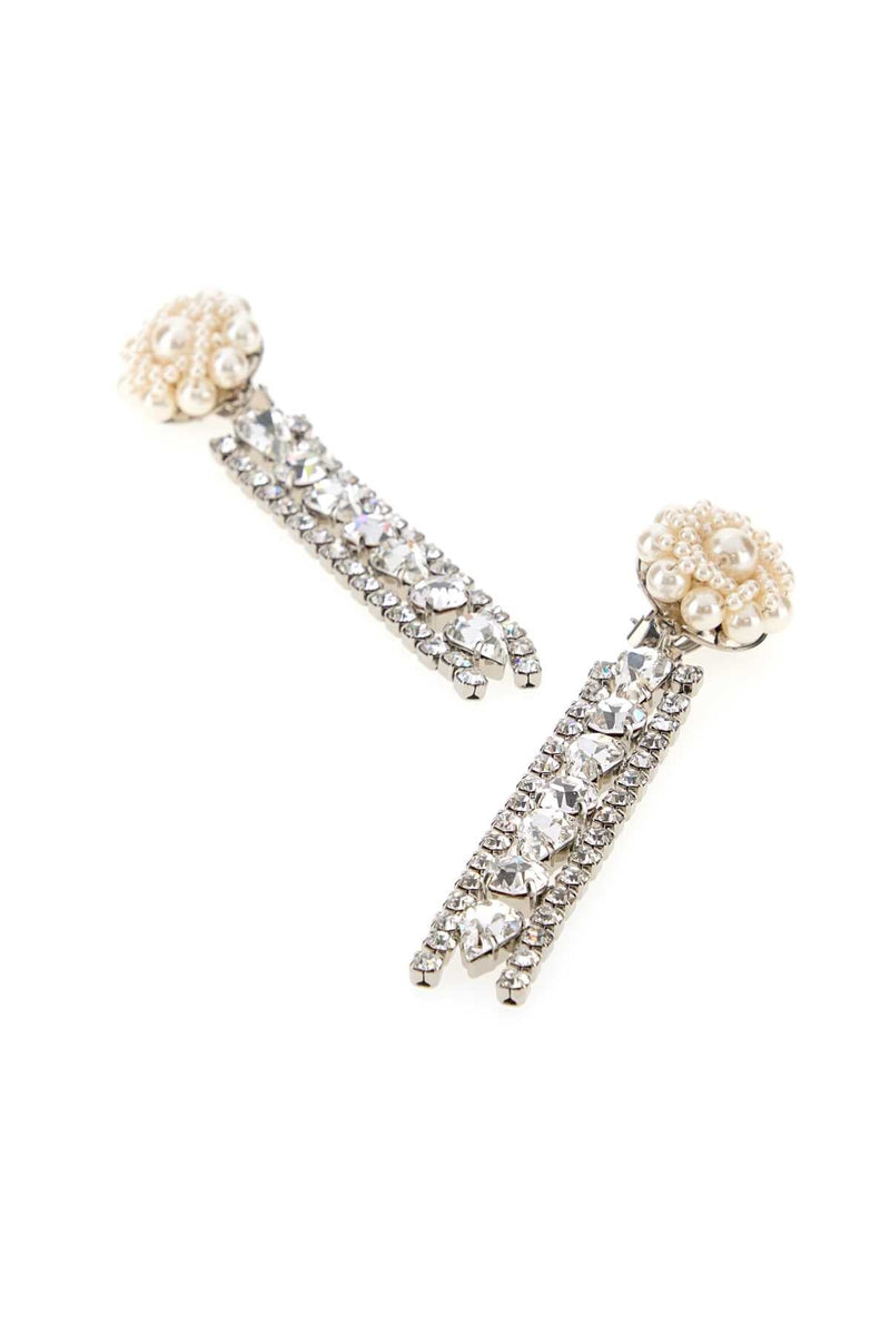 Alessandra Rich Earrings — Silver
