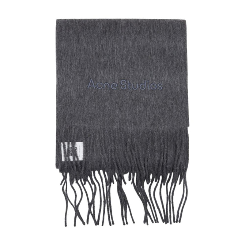 Acne Studios Wool Scarf — Gray Scarfs
