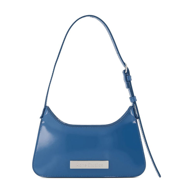 Acne Studios Platt Micro Shoulder Bag — Blue Calfskin