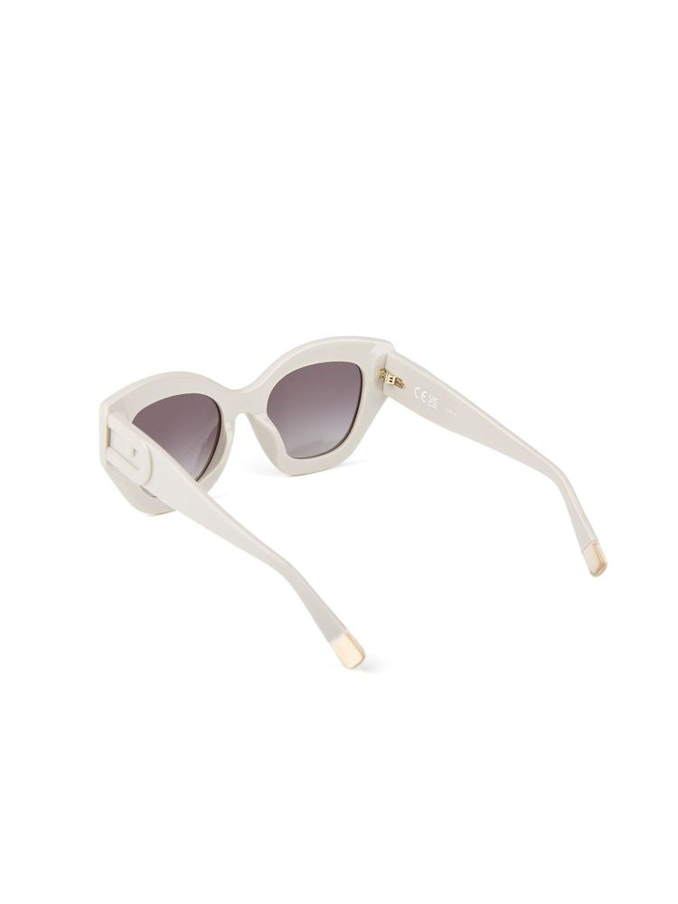 Furla Sfu985 Cat-Eye Acetate Sunglasses — Beige