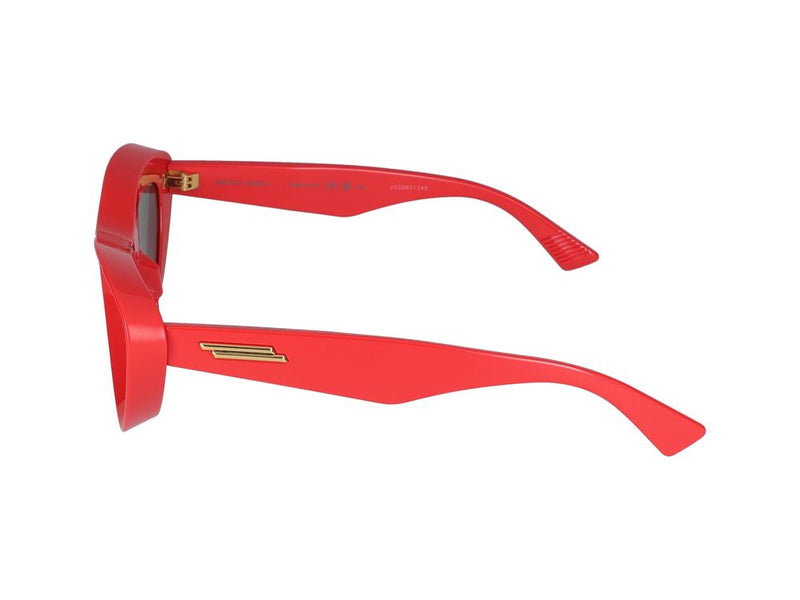 Bottega Veneta Bv1325s Cat-Eye Sunglasses — Red Injected