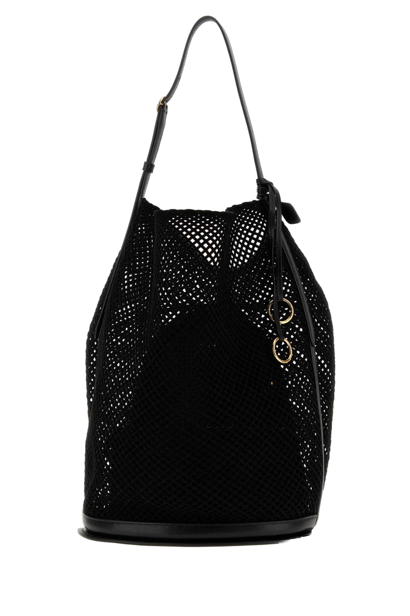 Alaia Le Hip Bucket Bag — Black