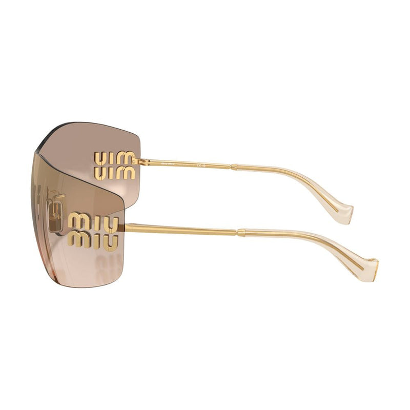 Miu Miu 0mub53s-5ak20p44 Sunglasses — Gold Acetate